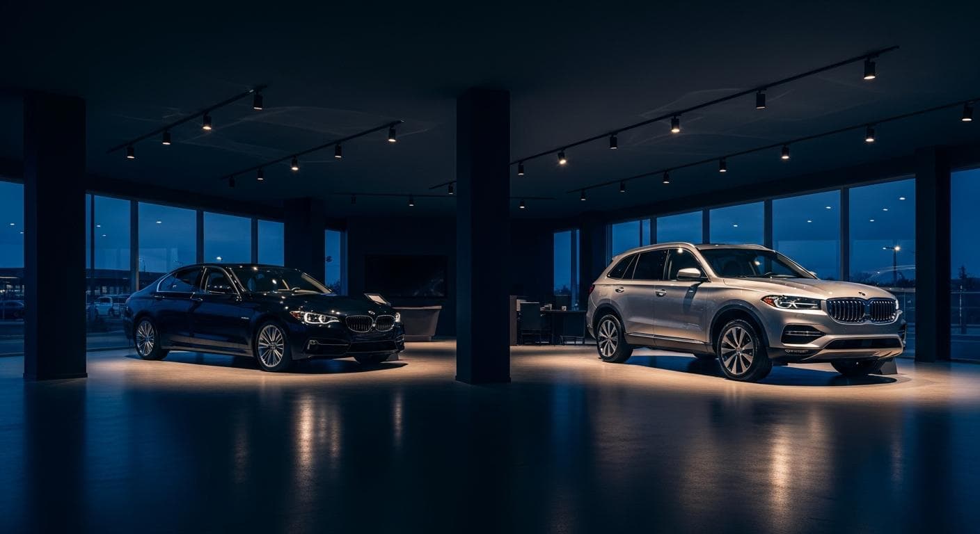 Cena automotiva ilustrativa; não representa um veículo anunciado